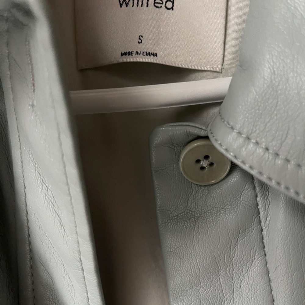 Wilfred Ghana Shirt Jacket Slate Grey Small NWT - Picture 3 of 8